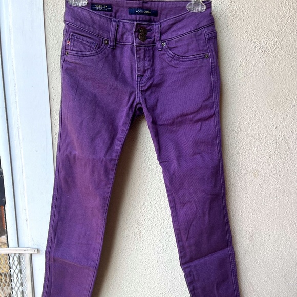Purple Jeans 24/31 + B/W Stripe Tank M - COMBO DEAL! - Picture 1 of 7